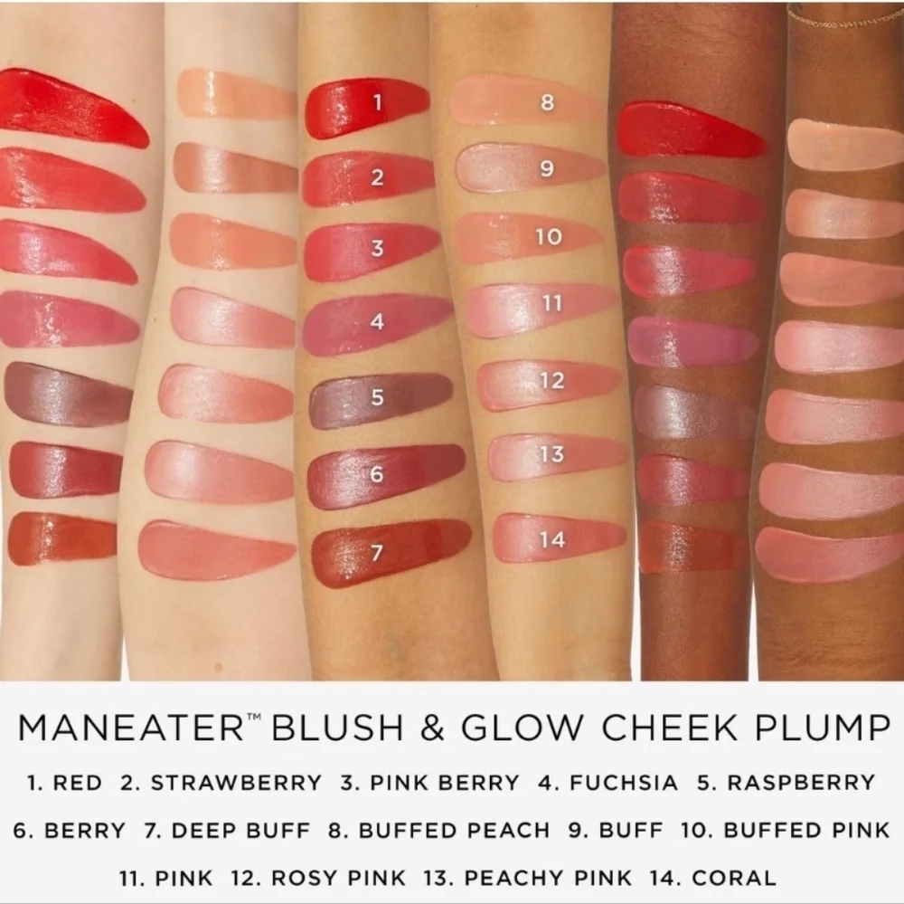 CLEARANCE! Tarte Maneater Blush & Glow Cheek Plump: Raspberry, 8ml, NIB